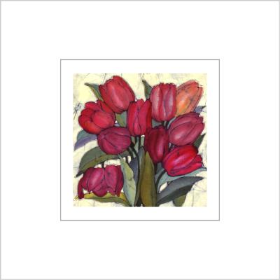 No. 527 Red Tulips - signed Small Print.